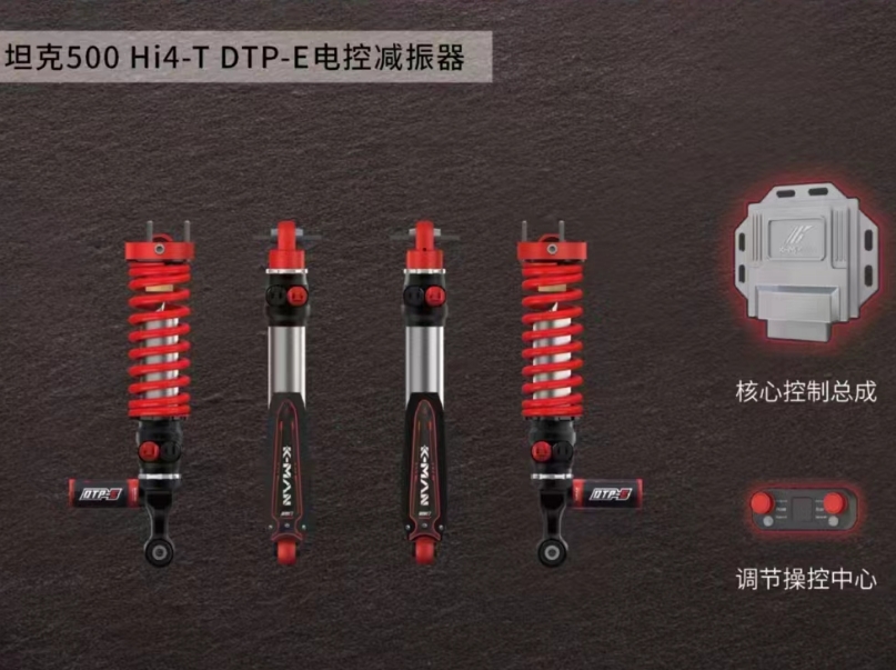 GWM TANK 500 Hi4T KMAN 1.5 inch Lift Electronic Controlled Shock