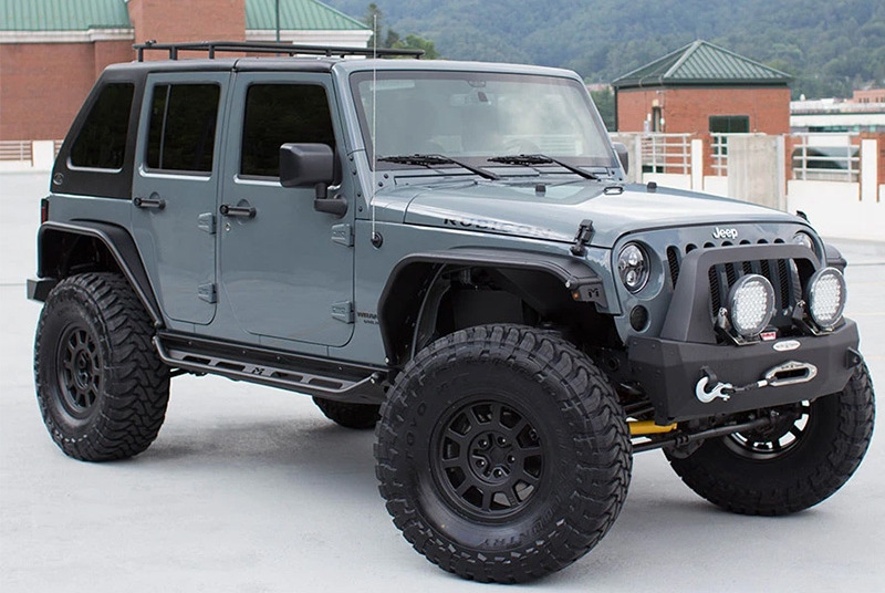 Aluminum Overland Tube Fenders Flare Jeep Wrangler JK
