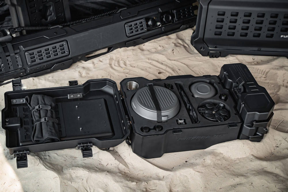 U*C様 FURY GRAVITY キャンプ装備品BOX フューリーグラビティ アウトドア用品 多機能拡張機材テーブル