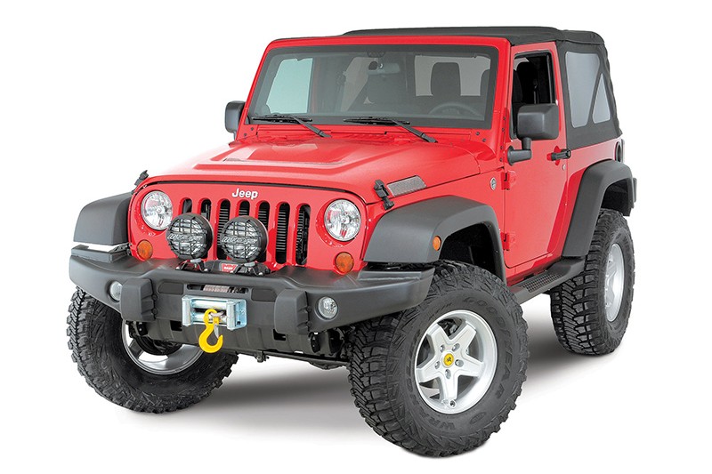 AEV Style Tubeless jeep jk front bumper with winch plate