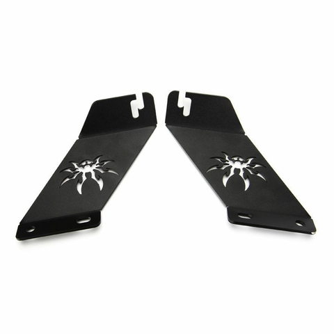 Hood Light BAR Bracket 20'' Steel For Jeep Wrangler JK 2007~2018