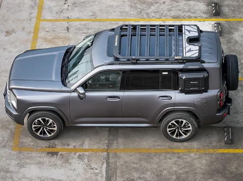 GWM New Haval H9 2024 Arcane Warrior Roof Rack Side Ladder Side Storage Box