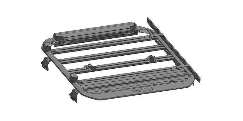 Jeep Wrangler JKU JLU 2 door 4 door Roof Rack c