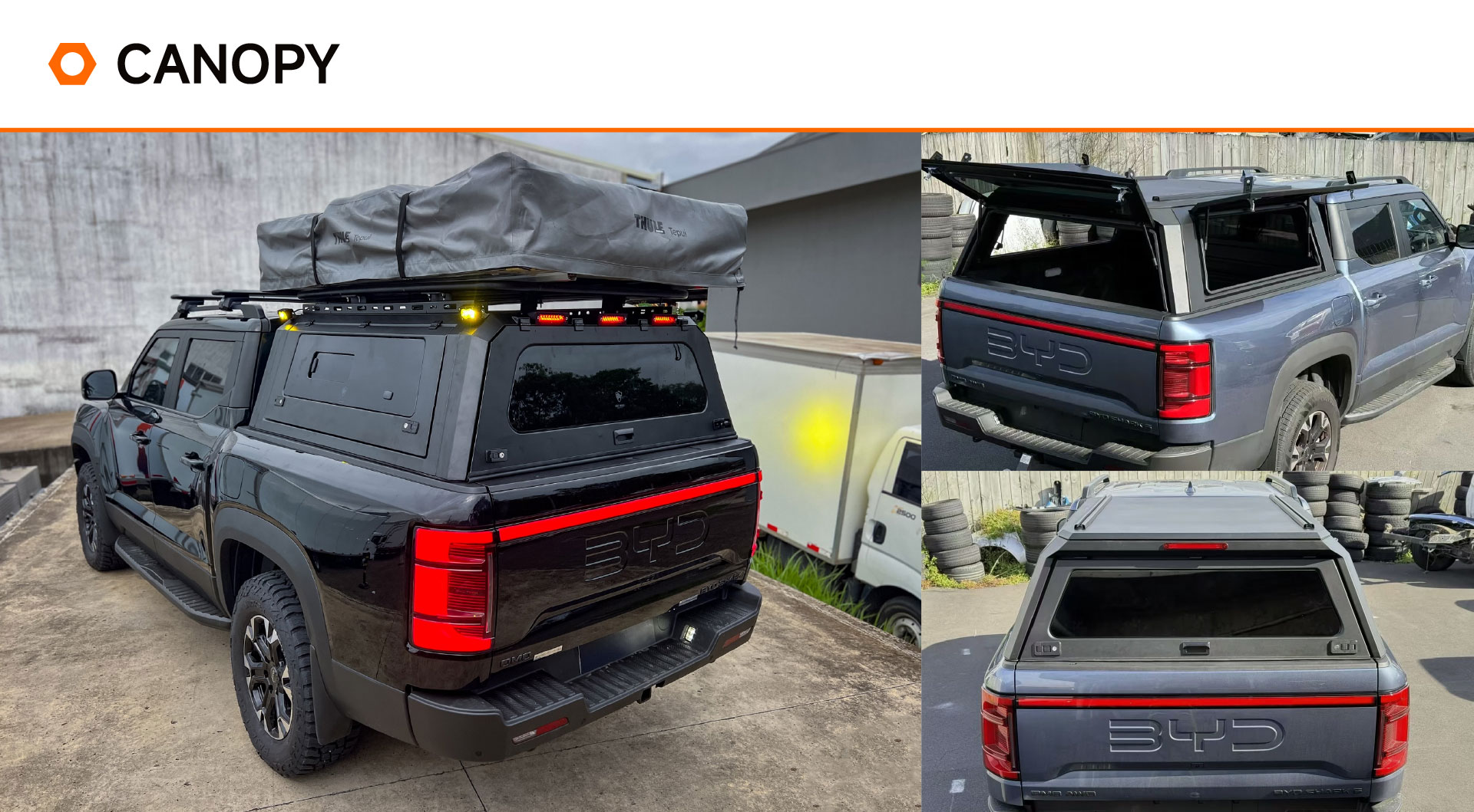 BYD SHARK 6 Pickup Ute Canopy