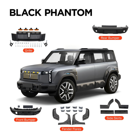 Black Phantom Edition Body Kit for Chery Jaecoo J6 / iCAUR 03