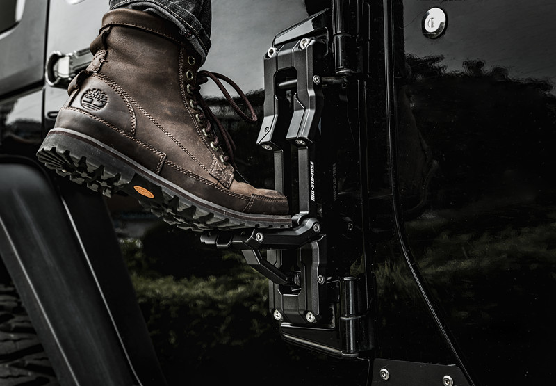 Door Climbing Hinge Side Step Foot Pedal For Jeep Wrangler JK JL 01