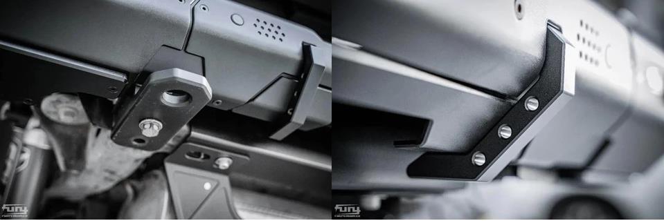 Aluminum Jeep Wrangler Rear Bumper details