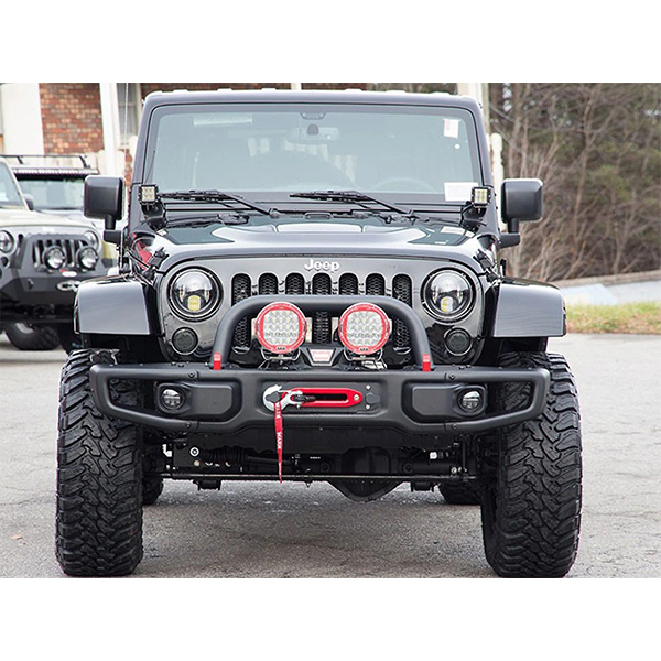 10th Anniversary Front Bumper with Hoop for Jeep Wrangler JKU Sahara ...