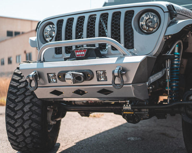 Jeep Wrangler JL Rebel Style Aluminum Stubby Front Bumper - Buy ...