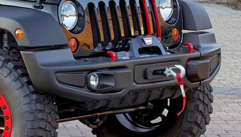 10th Anniversary jeep jk front bumper with winch 
