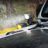 OMU A pillar bracket with yellow spotlight white spotlight Jeep Wrangler JL Gladiator JT