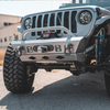 Jeep Wrangler JL Rebel Style Aluminum Stubby Front Bumper