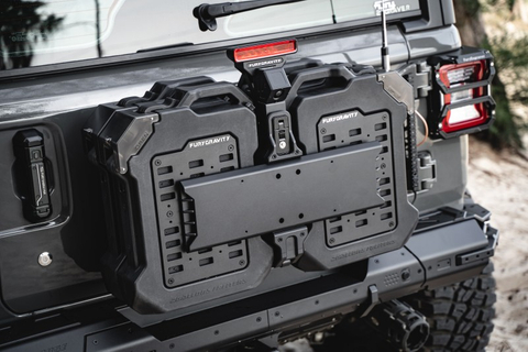 FURY Outdoor Gear Tailgate Integrated Equipment Kit For Jeep Wrangler/ Land Rover Defender/ Mercedes Benz G
