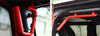 Wild Boar Handle Front Red Steel For Jeep Wrangler JK 2007~2018