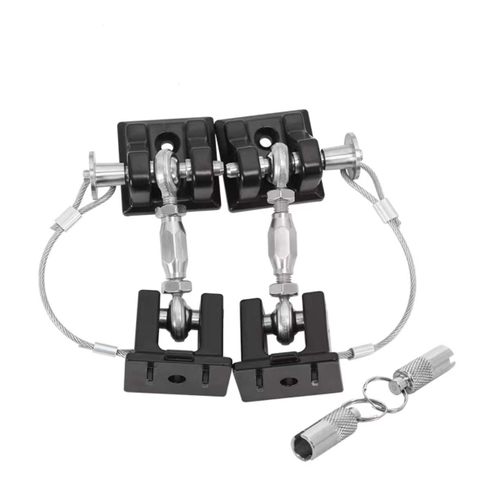 Locking Hood Downs for 2018~2021 Jeep Wrangler JL 
