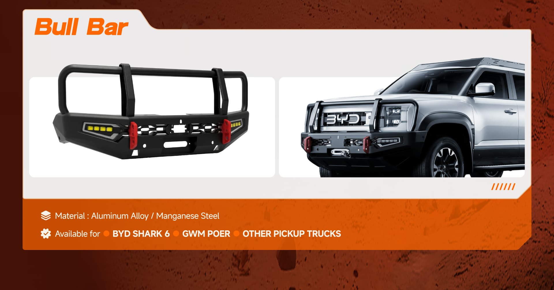 BYD Shark 6 Bull Bar