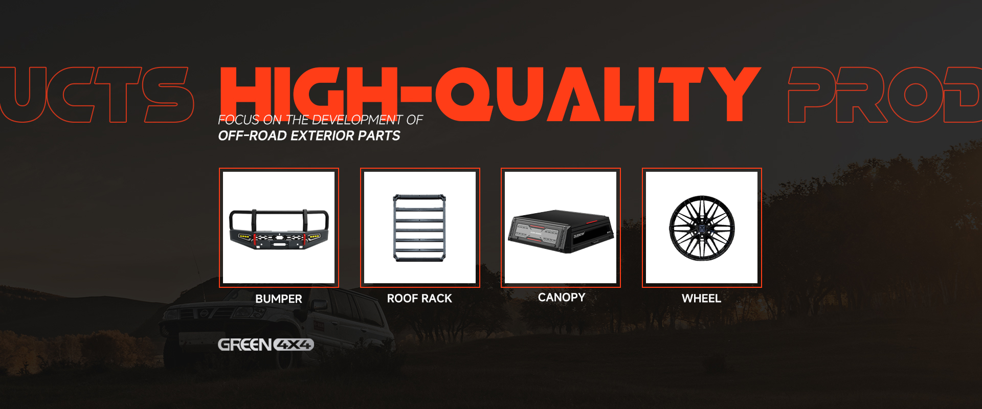 GREEN 4X4 HIGH QUALITY ACCESSORIES